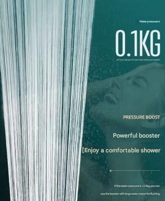 Shower Head High-Pressure 5 Spray Modes Self-Cleaning Silicone Nozzles