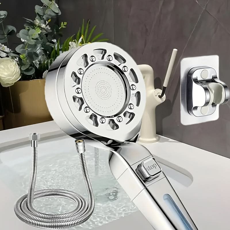 Shower Head High-Pressure Rain Panel & Built-In Filter