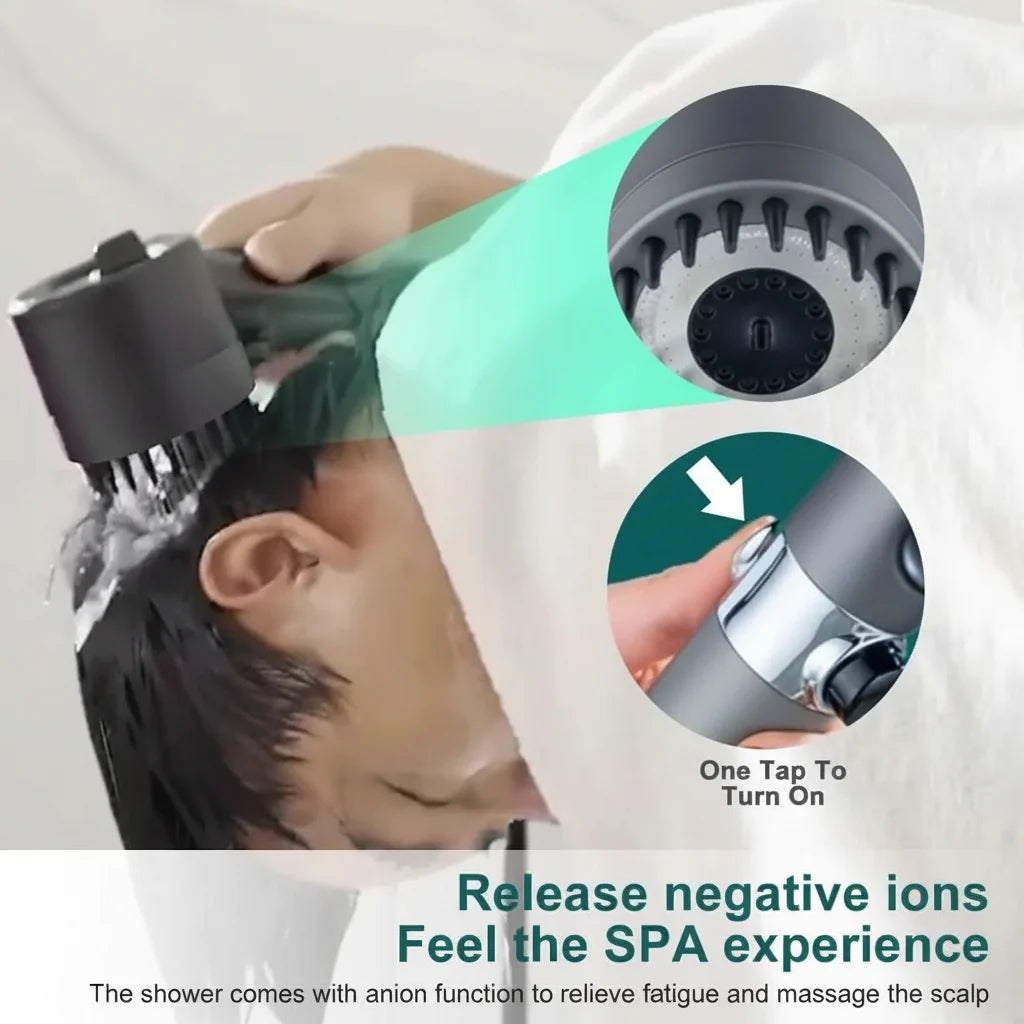Shower Head High-Pressure Replaceable 9-Layer Filter