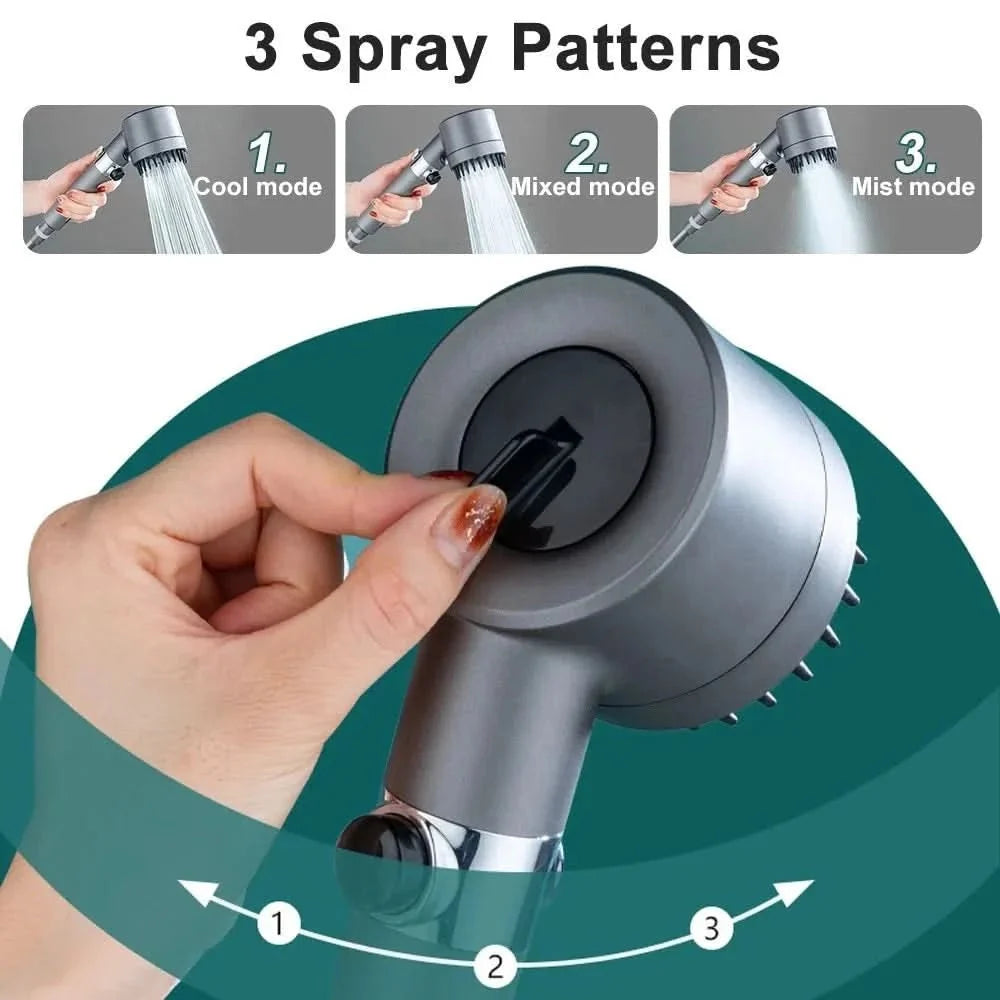 Shower Head High-Pressure Replaceable 9-Layer Filter