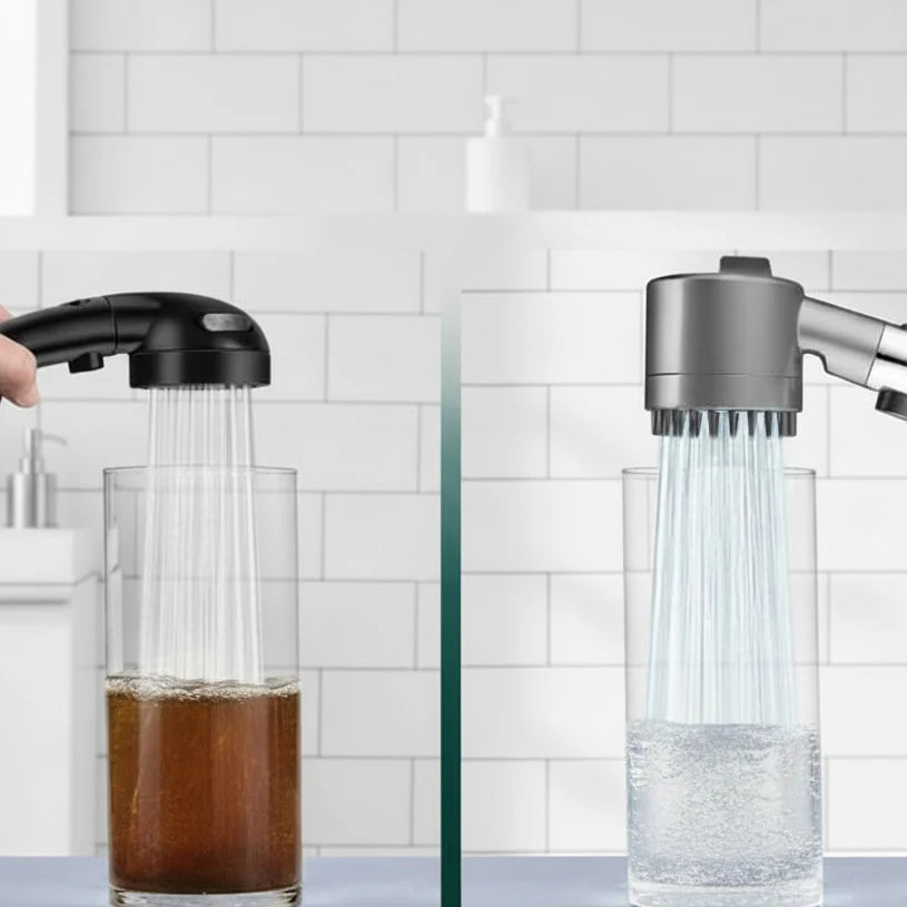 Shower Head High-Pressure Replaceable 9-Layer Filter