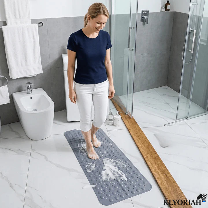 Shower Mat Full Coverage Non-Slip Suction Cups
