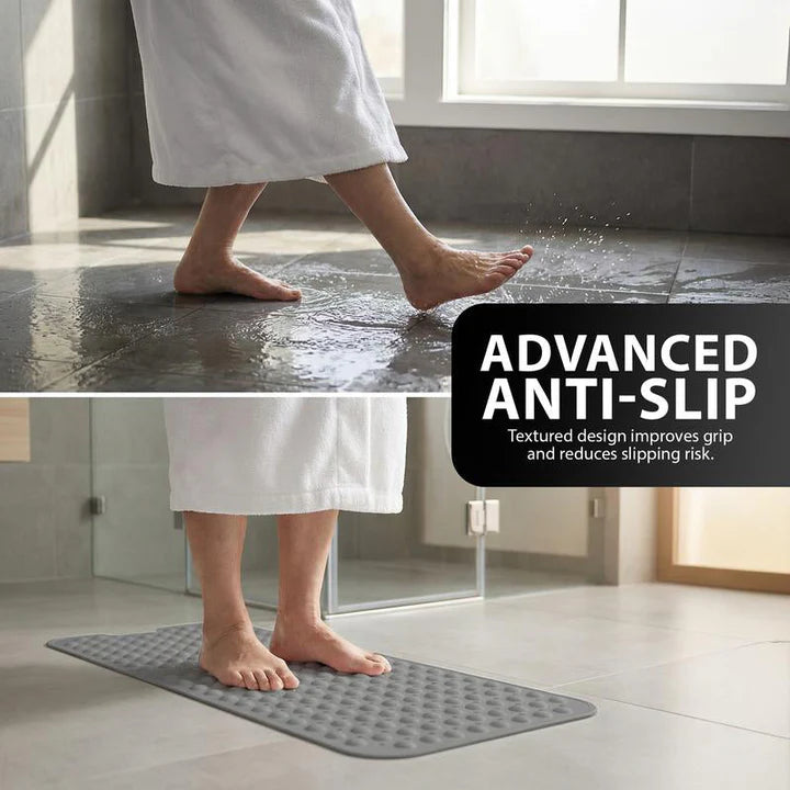 Shower Mat Full Coverage Non-Slip Suction Cups