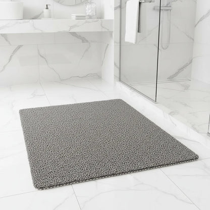 Shower Mat Non-Slip Fast-Drain Trim-to-Fit