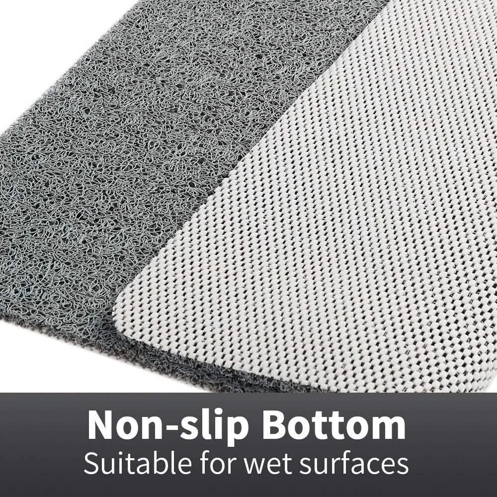Shower Mat Non-Slip Fast-Drain Trim-to-Fit