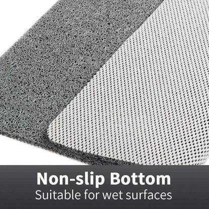 Shower Mat Non-Slip Fast-Drain Trim-to-Fit