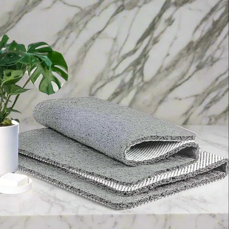 Shower Mat Non-Slip Quick-Drying PVC With Drainage