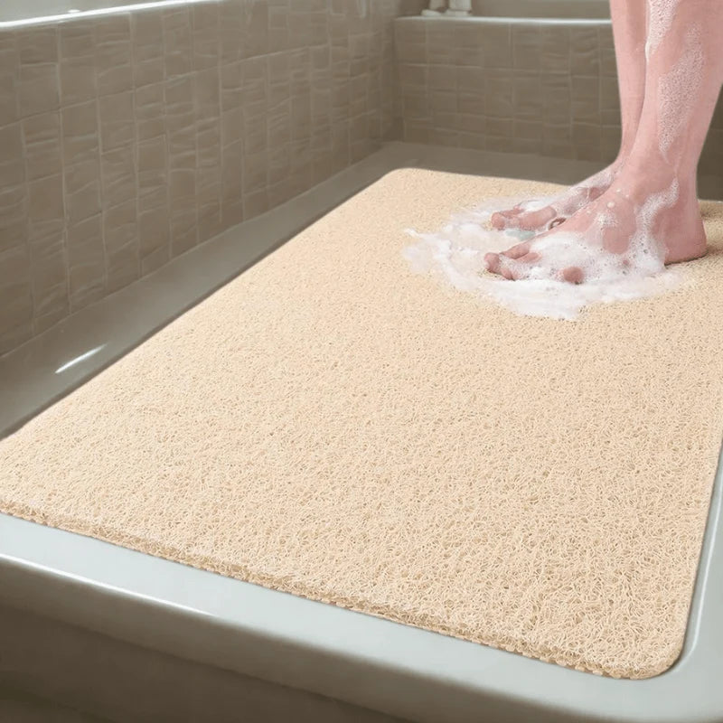 Shower Mat Non-Slip Quick-Drying PVC With Drainage