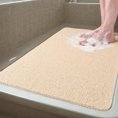 Shower Mat Non-Slip Quick-Drying PVC With Drainage
