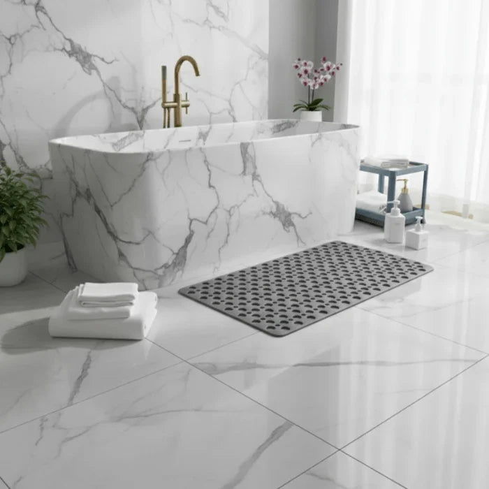 Shower Mat Textured Non-Slip Quick-Drying