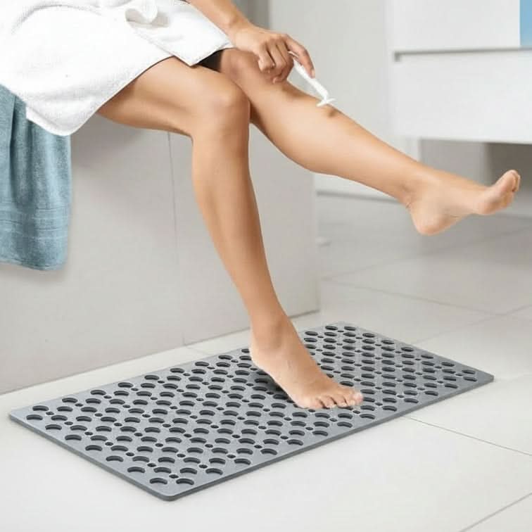 Shower Mat Textured Non-Slip Quick-Drying