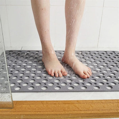 Shower Mat Textured Non-Slip Quick-Drying