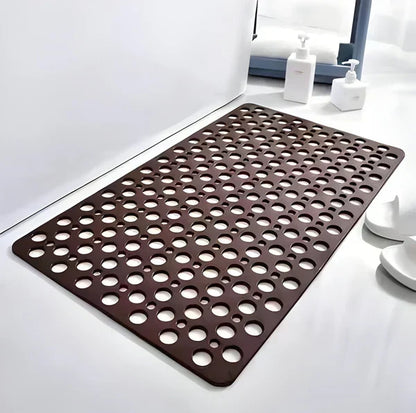Shower Mat Textured Non-Slip Suction Backing with Drainage
