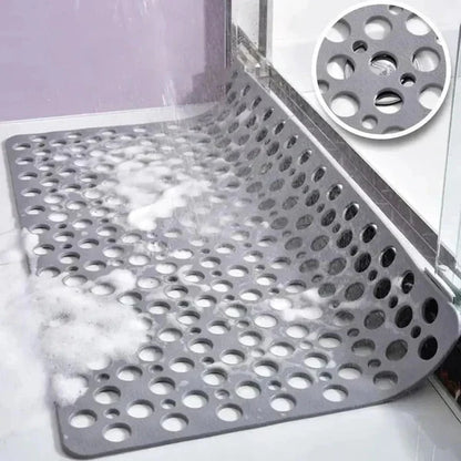 Shower Mat Textured Non-Slip Suction Backing with Drainage