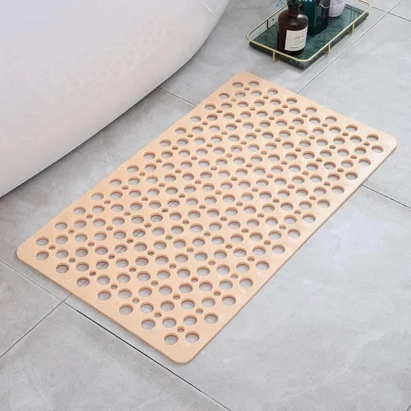 Shower Mat Textured Non-Slip Suction Backing with Drainage