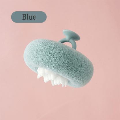 Shower Sponge Ergonomic Ring Handle Massage Nodules