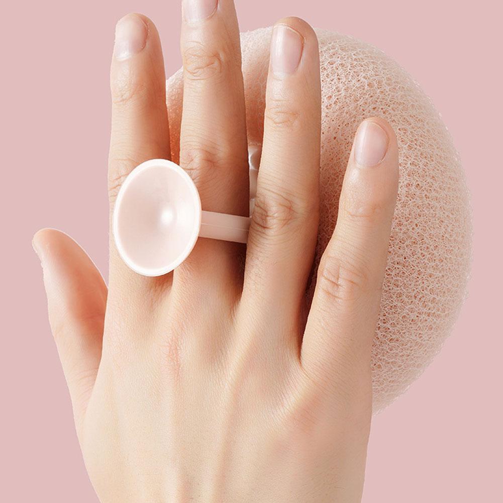 Shower Sponge Ergonomic Ring Handle Massage Nodules
