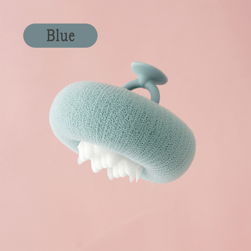 Shower Sponge Ultra-Fine Fibers & Massage Beads