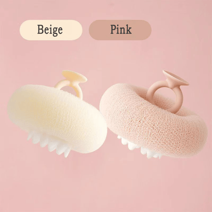 Shower Sponge Ultra-Fine Fibers & Massage Beads