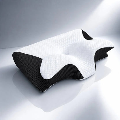 Side Sleeper Pillow Contoured Memory Foam Removable Hypoallergenic Cover
