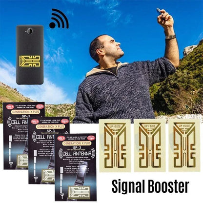 Signal Booster Sticker Antenna-Like Boost & Universal Compatibility