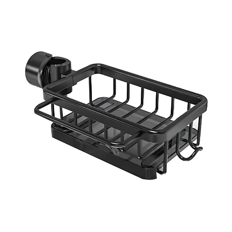 Sink Caddy Aluminum Fast-Draining No-Drill Installation