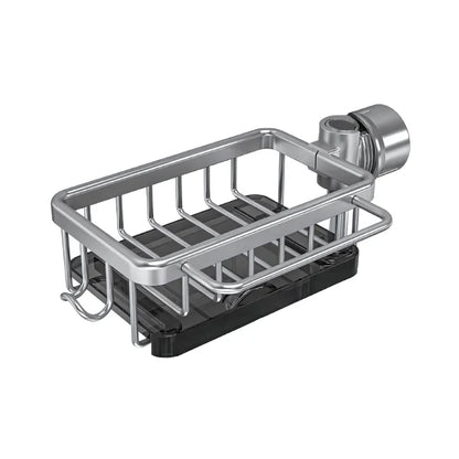 Sink Caddy Aluminum Fast-Draining No-Drill Installation
