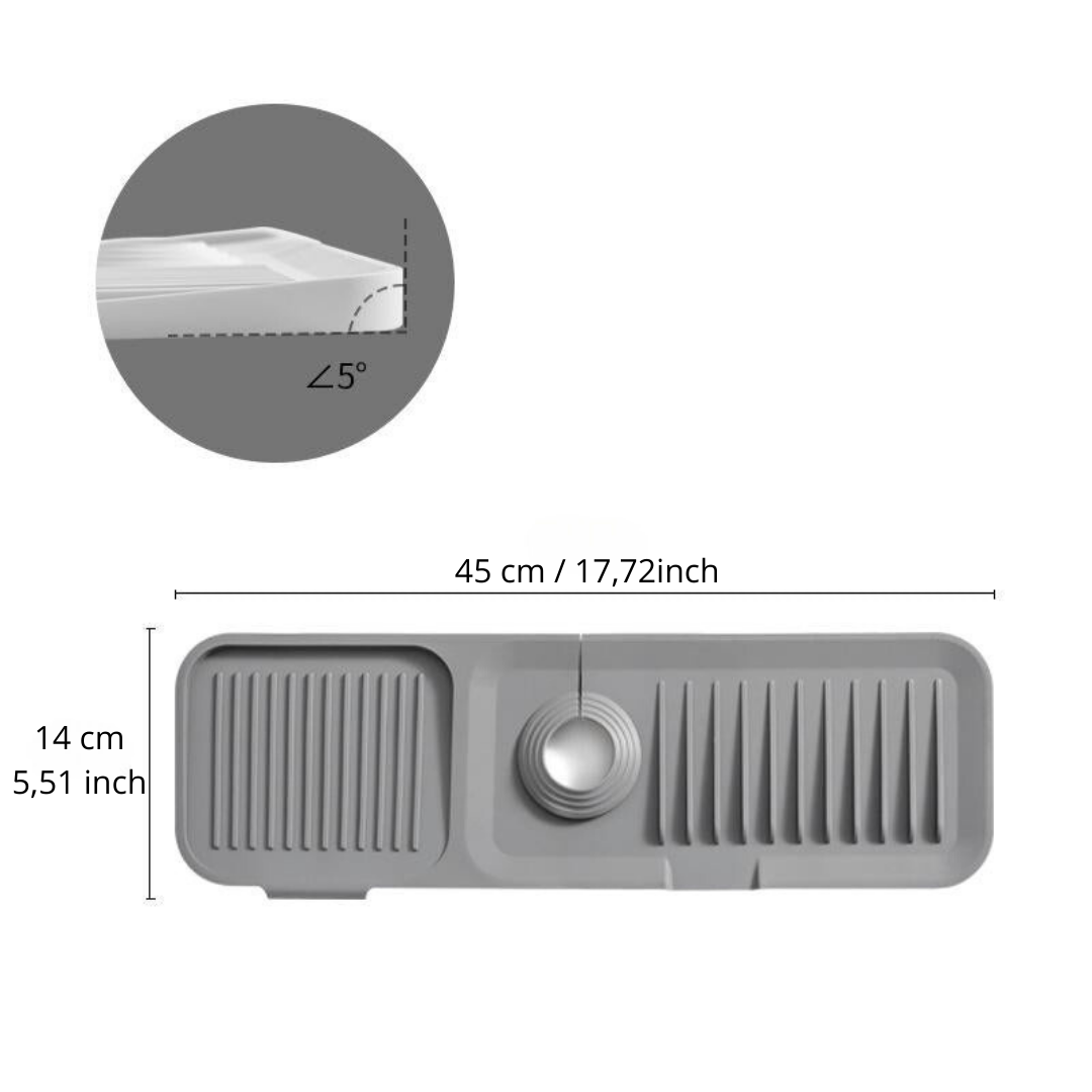Sink Mat Silicone Cut To Fit Splash Guard