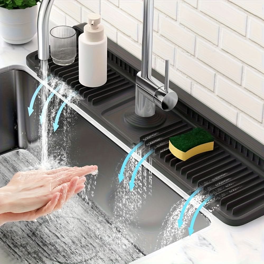 Sink Mat Silicone Cut-To-Size Open Grid