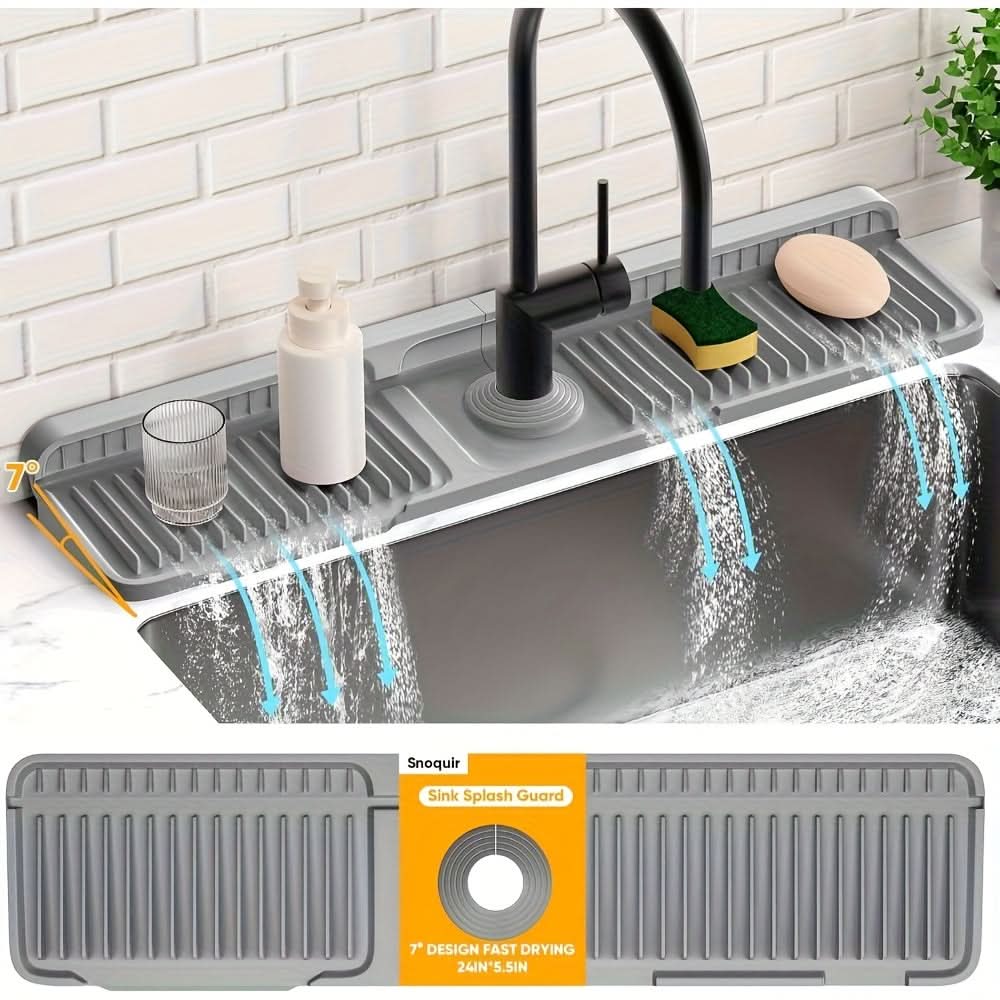 Sink Mat Silicone Cut-To-Size Open Grid