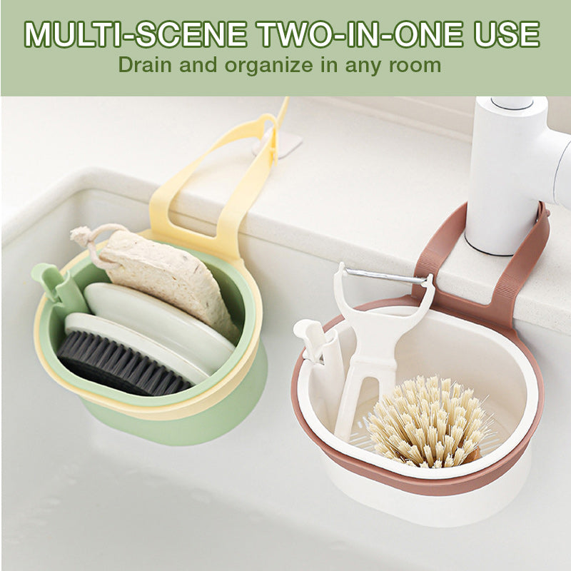 Sink Strainer Basket Ultra-Fine Mesh Touch-Free Emptying