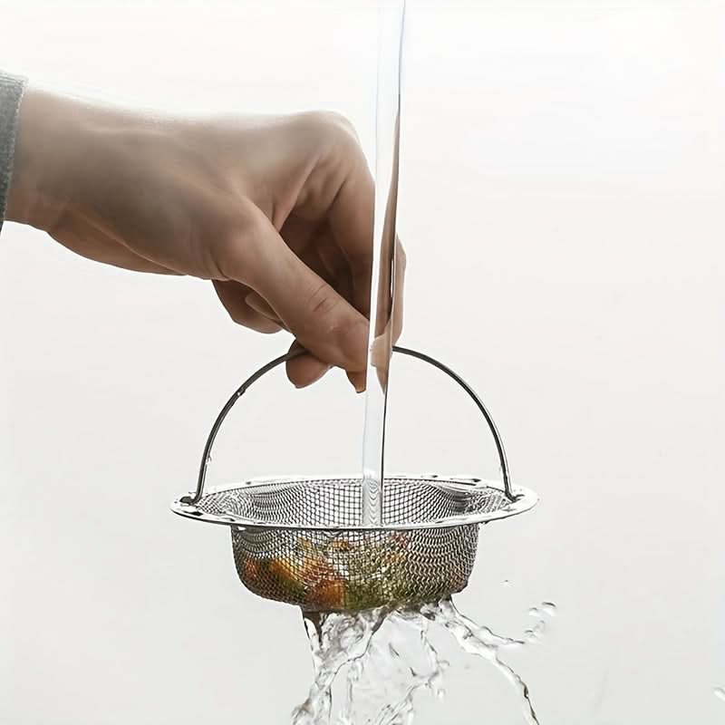 Sink Strainer Fine Mesh Removable Handle Rust Resistant