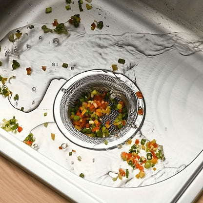 Sink Strainer Fine Mesh Removable Handle Rust Resistant