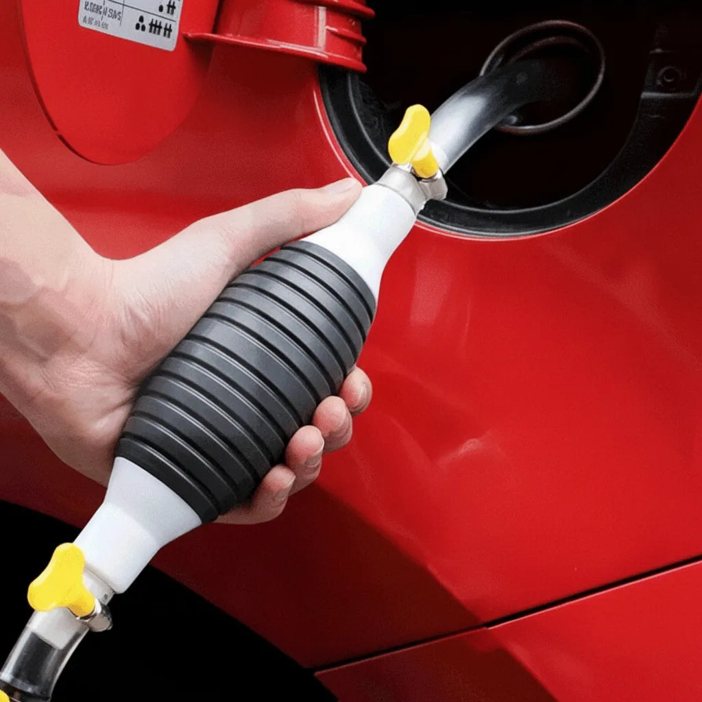 Siphon Pump Hand-Operated Large-Caliber 2m Transparent Hose