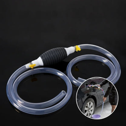 Siphon Pump Hand-Operated Large-Caliber 2m Transparent Hose