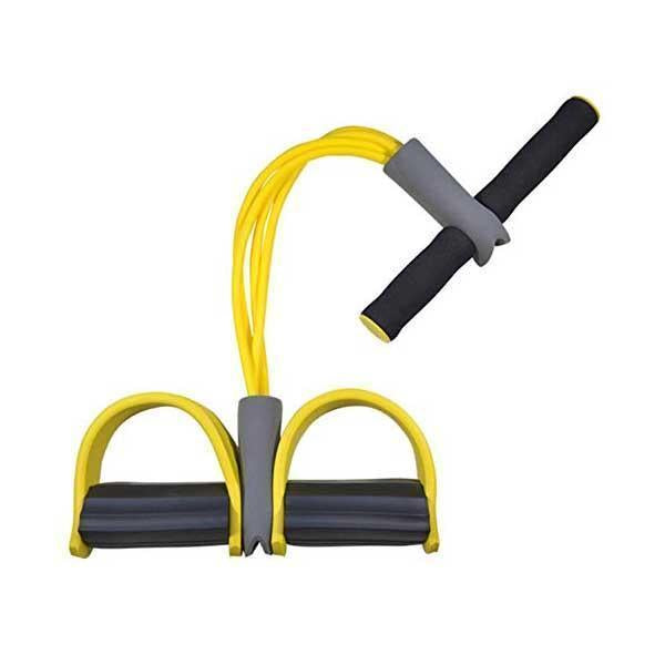Sit-Up Trainer Adjustable Resistance Tubes & Foot Pedals