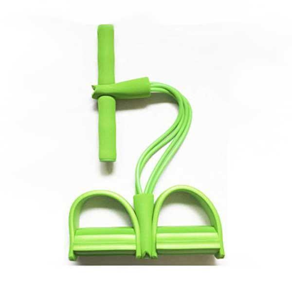 Sit-Up Trainer Adjustable Resistance Tubes & Foot Pedals