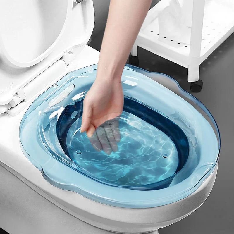 Sitz Bath Basin PP Easy-Clean 16.9 Oz Capacity