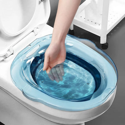 Sitz Bath Basin PP Easy-Clean 16.9 Oz Capacity