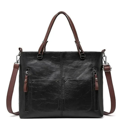 Sleek Leather Handbag – Chic and Refined Design