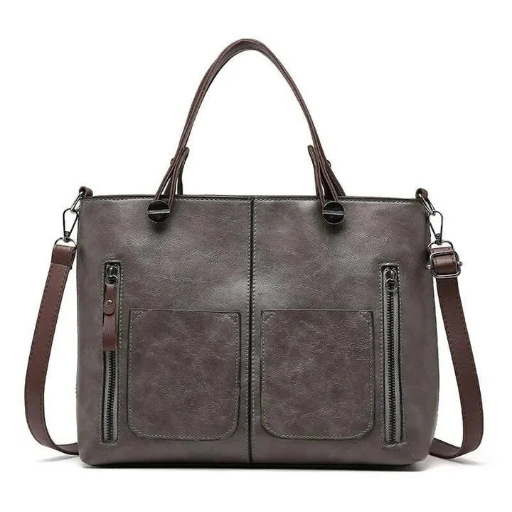 Sleek Leather Handbag – Chic and Refined Design
