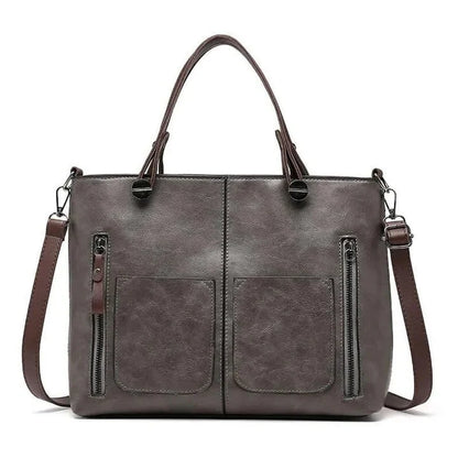 Sleek Leather Handbag – Chic and Refined Design