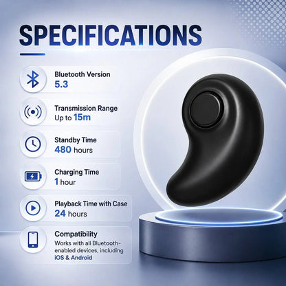 Sleep Earbuds Low-Profile Noise-Reducing & 24H Playback