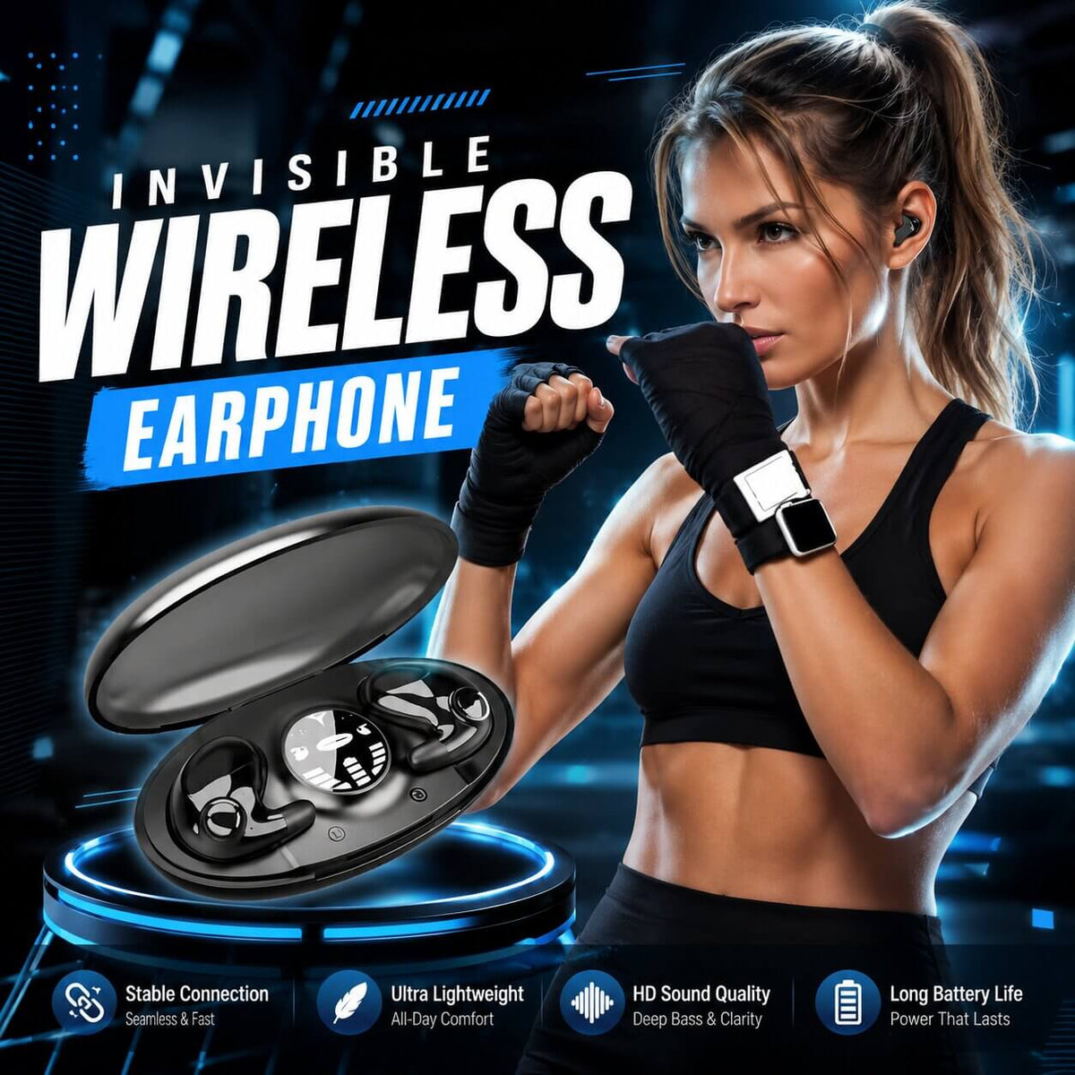 Sleep Earbuds Low-Profile Noise-Reducing & 24H Playback