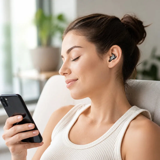 Sleep Earbuds Ultra-Flat Active Noise Cancellation 24-Hour Battery