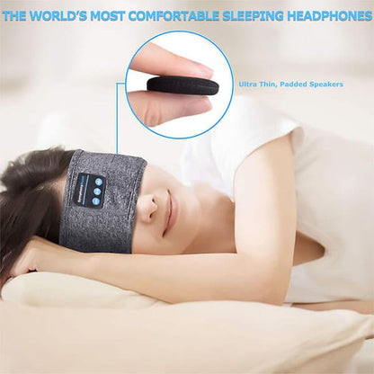 Sleep Headphones Ultra-Thin 4mm Speakers Breathable Bluetooth
