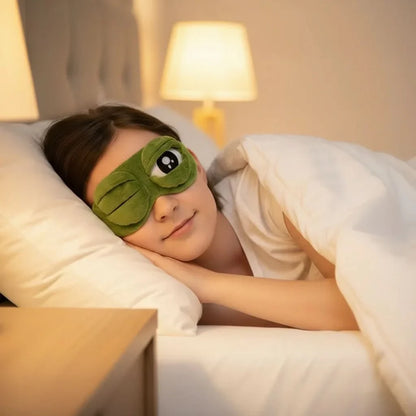 Sleep Mask Plush Padded Light Blocking Adjustable Strap