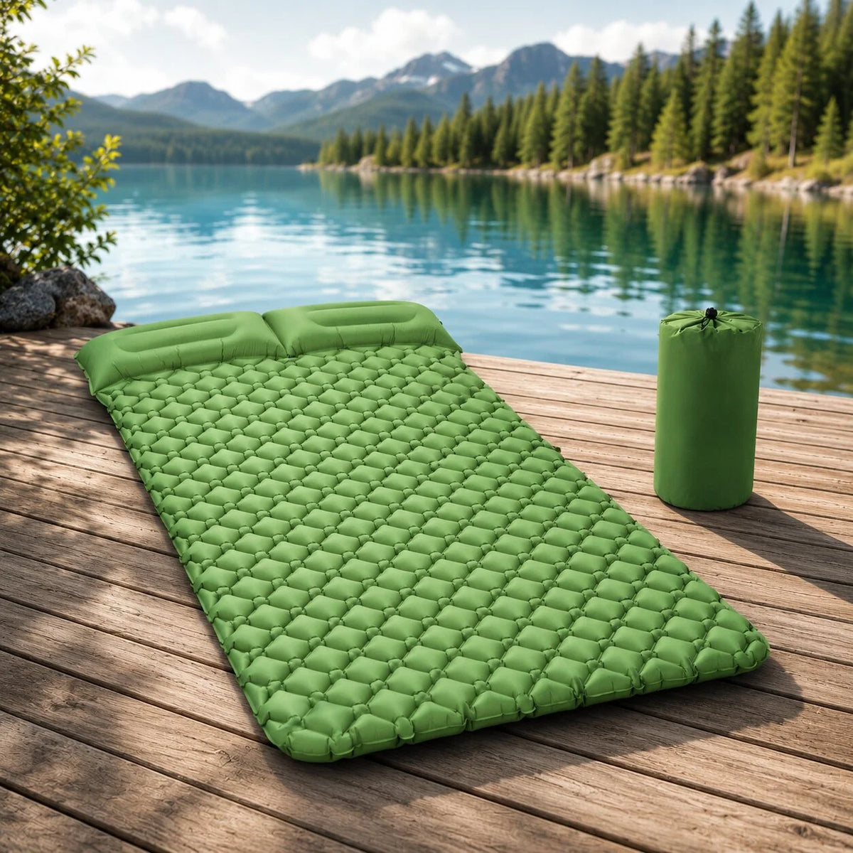 Sleeping Pad Two-Person Dual-Valve Lightweight & Packable