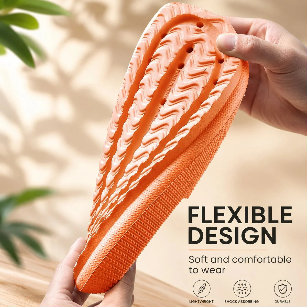 Slide Sandals Cushioned Thick EVA Foam Non-Slip Outsole