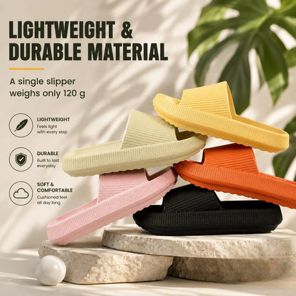 Slide Sandals Cushioned Thick EVA Foam Non-Slip Outsole
